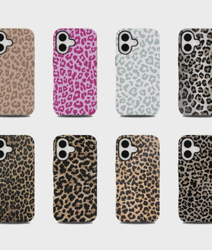 Luxe Leopard Print Hoesje voor iPhone - Dubbellaags Bescherming