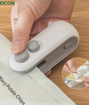 Mini Heat Sealer: Handzame Sluitmachine voor Plastic Zakken & Voedselverpakkingen