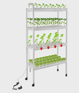 Draagbare Hydroponische Kweekset - 108 Plantplaatsen met Waterpomp & Timer