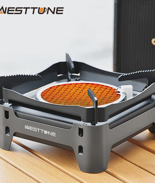 WESTTUNE Draagbare Camping Gasbrander 3600W - Infrarood Verwarmingssysteem met Elektronische Ontsteking
