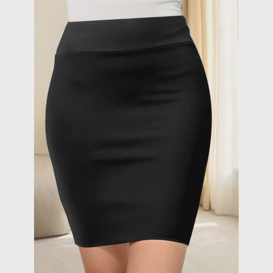 Elastische Kokerrok Dames - Stijlvolle Half Bodycon Rok voor Werk en Casual