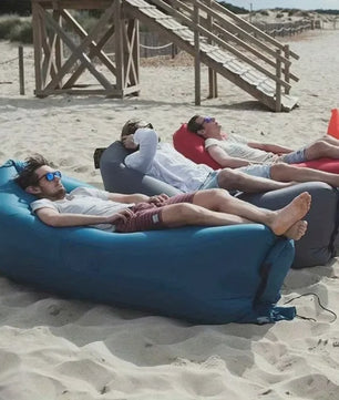 Opblaasbare Lounger & Luchtbank - Snel Opblaasbaar, Comfortabel voor Buiten & Thuis