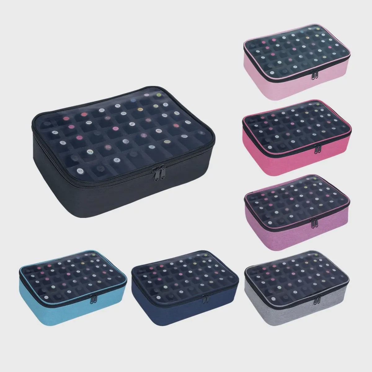 Opbergtas voor 40 Nagellakflesjes - Draagbare Cosmetische Organizer