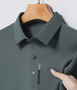 Heren Poloshirt Korte Mouw - Ademend, Comfortabel & Elastisch - Casual Zakelijke Stijl