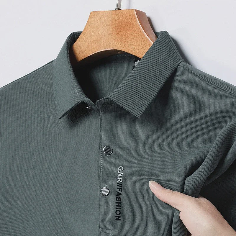 Heren Poloshirt Korte Mouw - Ademend, Comfortabel & Elastisch - Casual Zakelijke Stijl