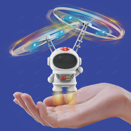 Zwevende Astronaut Drone met LED-verlichting - Interactief Vliegend Speelgoed voor Kinderen