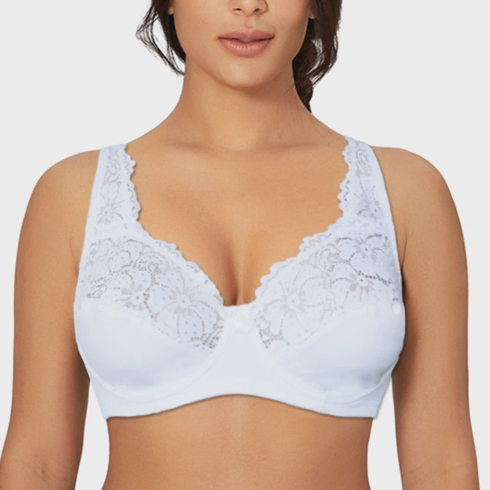 Luxe kanten bh met beugel voor dames - Plus size en sexy, verkrijgbaar in cupmaten B t/m F
