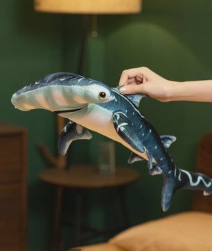 Schattige Hamerhaai Pluche Knuffel - Ocean Animal Speelgoed voor Liefhebbers