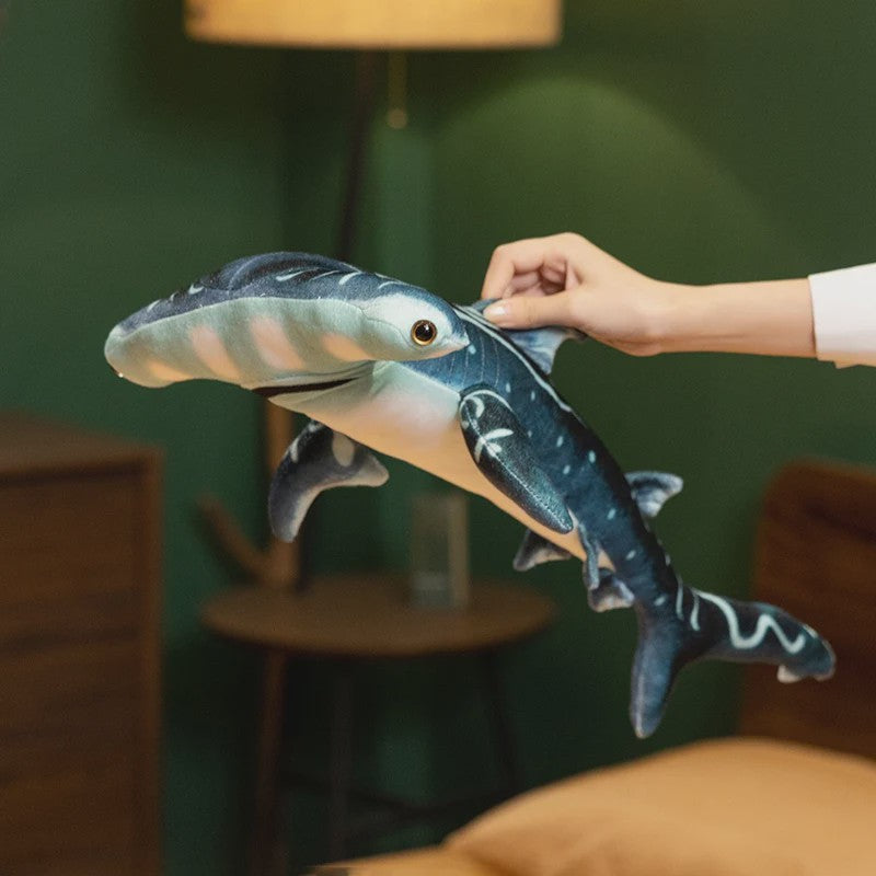Schattige Hamerhaai Pluche Knuffel - Ocean Animal Speelgoed voor Liefhebbers