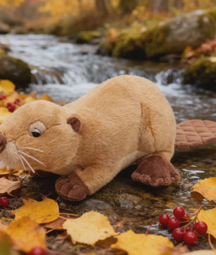 Realistische Bever Knuffel - Zacht Pluche Dier voor Kinderen & Decoratie