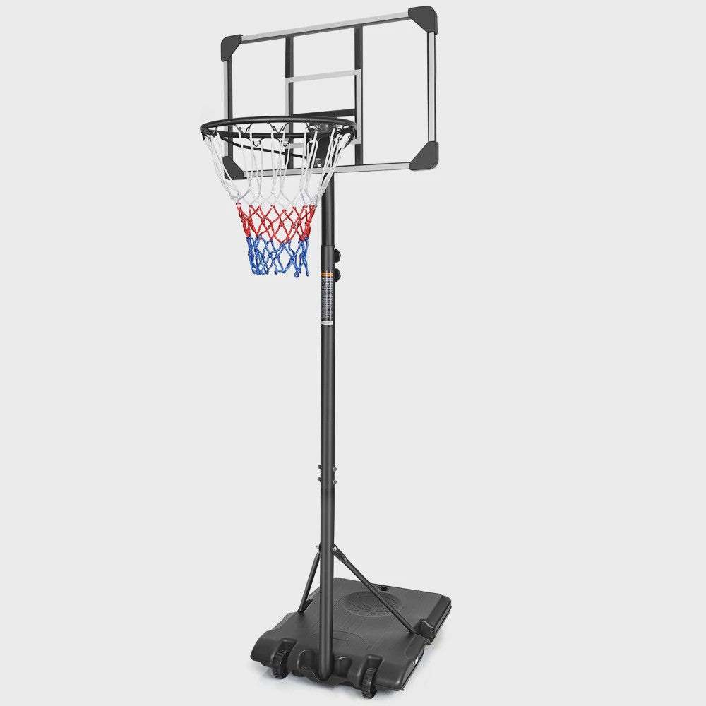 Verstelbare Basketbalpaal 170-213cm met Wielen - Indoor & Outdoor