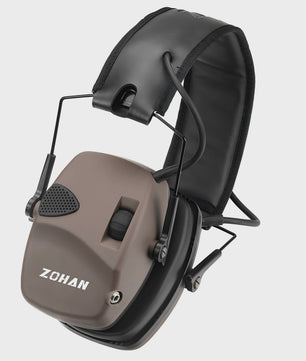 ZOHAN Elektronische Gehoorbescherming Oorkappen - Automatische Ruisreductie voor Schieten en Werk