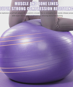 Dikke Fitness Yoga Bal - Huidvriendelijk & Zacht voor Stabiliteitstraining Thuis