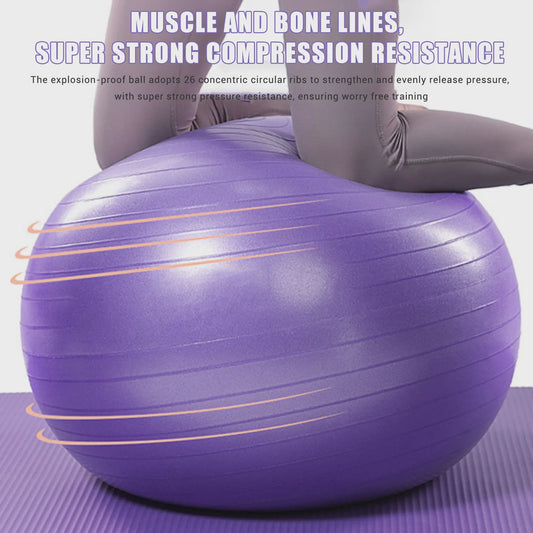 Dikke Fitness Yoga Bal - Huidvriendelijk & Zacht voor Stabiliteitstraining Thuis