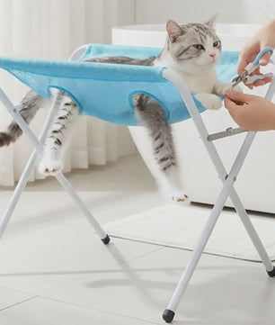 Opvouwbare Huisdier Badmat & Trimmatafel voor Katten en Kleine Honden - Ademend Mesh