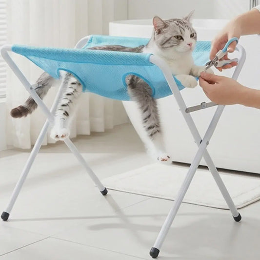 Opvouwbare Huisdier Badmat & Trimmatafel voor Katten en Kleine Honden - Ademend Mesh