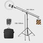 18 Inch Ring Light LED Videolamp met Statief & Telefoonhouder - Perfect voor YouTube, Live Streaming & Fotografie