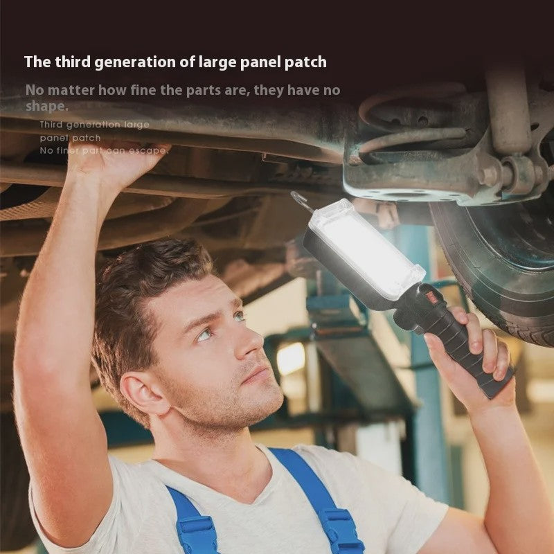 Draagbare Werklamp met Magneet & COB LED - Ideaal voor Auto Reparatie, Camping & Buiten