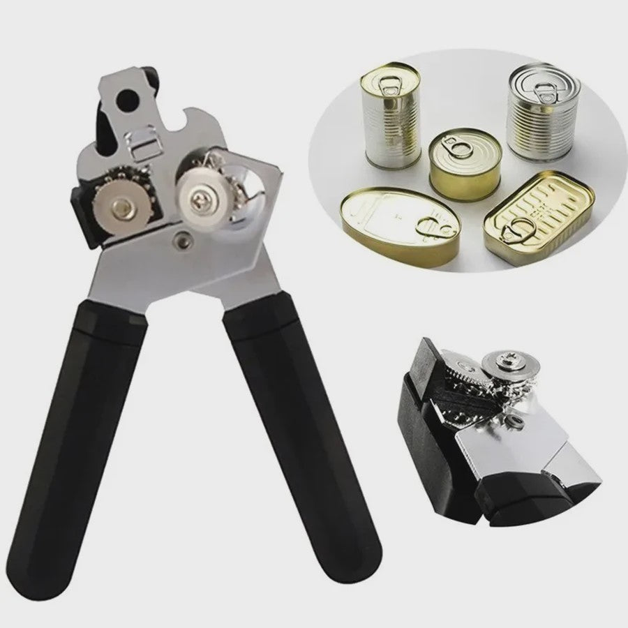 Multifunctionele RVS Blikopener & Flesopener - Keuken Gadget