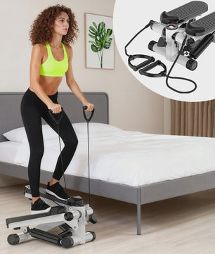 Hydraulische Stepper met Weerstandsbanden - Compacte Indoor Fitness Machine