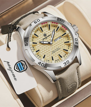 PAAZOMU Luxe Herenhorloge - Waterdicht, Lichtgevend, Datum & Week, RVS, Sportief & Fashion