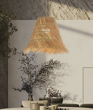 Sfeervolle Rotan Hanglamp 50cm - Natuurlijke Woonkamer & Slaapkamer Verlichting