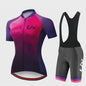 LIV Dames Fietsset Zomer - Korte Mouwen Jersey & Bibshort - Sneldrogend