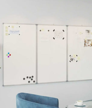 Opvouwbaar Magnetisch Whiteboard 180x100cm - Dubbelzijdig, Aluminium Frame, Makkelijk Schoon te Maken