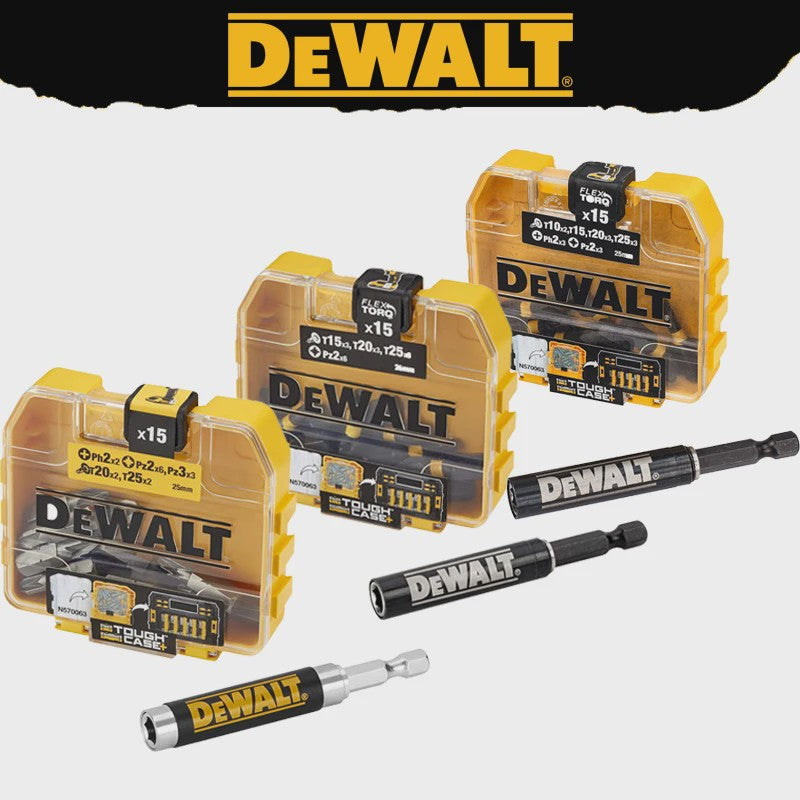 DEWALT Impact Schroefbits Set met Bit Houder - 3 Delig