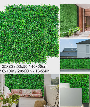 Kunstplant Muurdecoratie Buxus Hek Paneel - Realistische Groene Achterwand voor Privacy