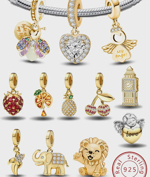 925 Sterling Zilveren Bedels: Vuurvliegje, Hart & Meer - Creëer Unieke Sieraden