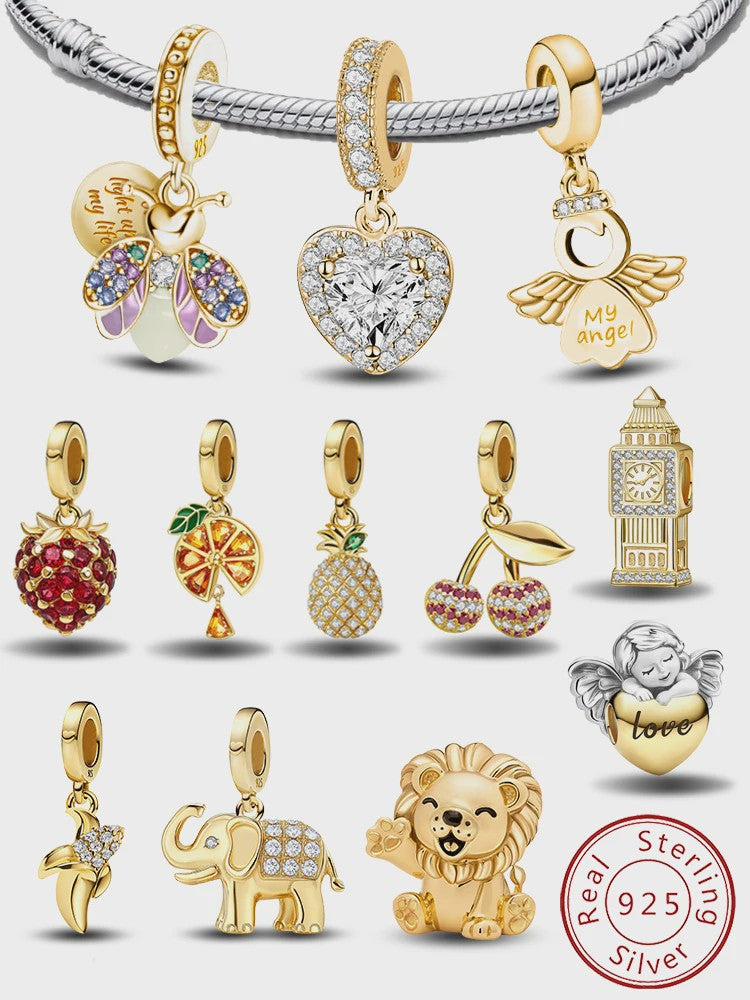 925 Sterling Zilveren Bedels: Vuurvliegje, Hart & Meer - Creëer Unieke Sieraden