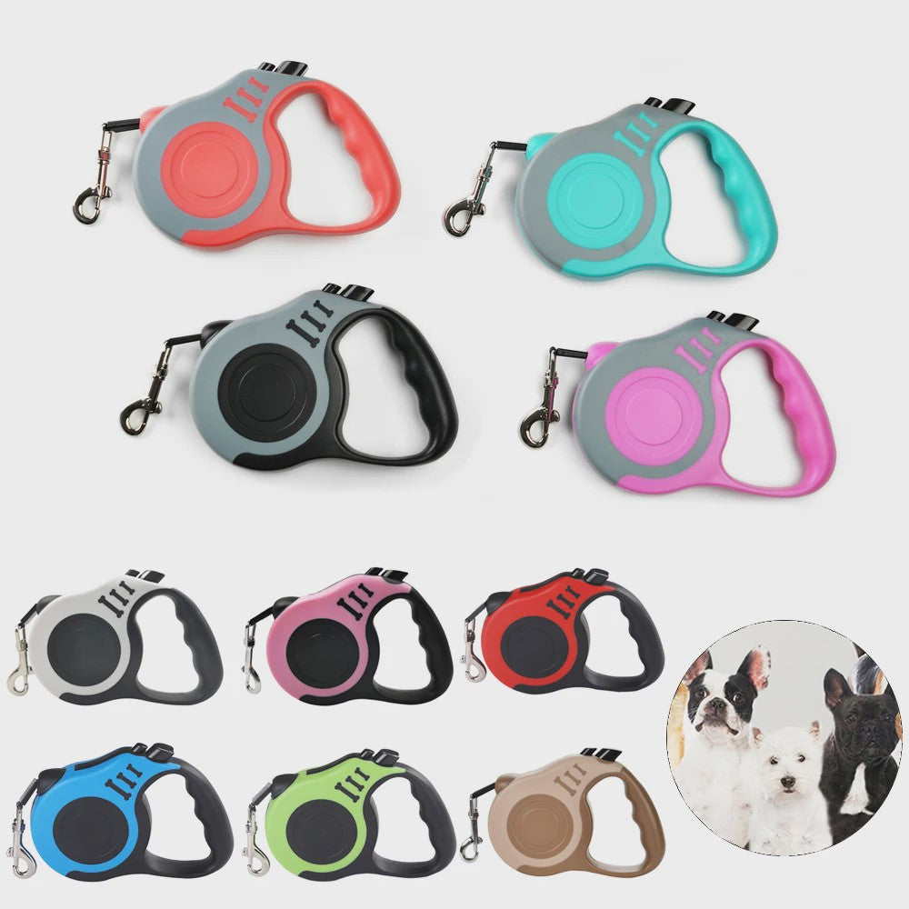 Automatische Intrekbare Hondentuig 3m/5m - Sterk Nylon Lijn voor Puppy tot Grote Hond & Kat