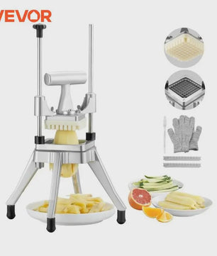 Professionele Groente Fruit Snijmachine - Heavy Duty Dicer & Slicer