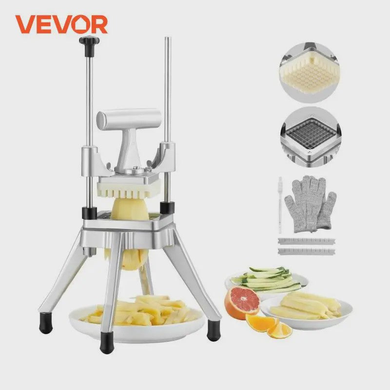 Professionele Groente Fruit Snijmachine - Heavy Duty Dicer & Slicer