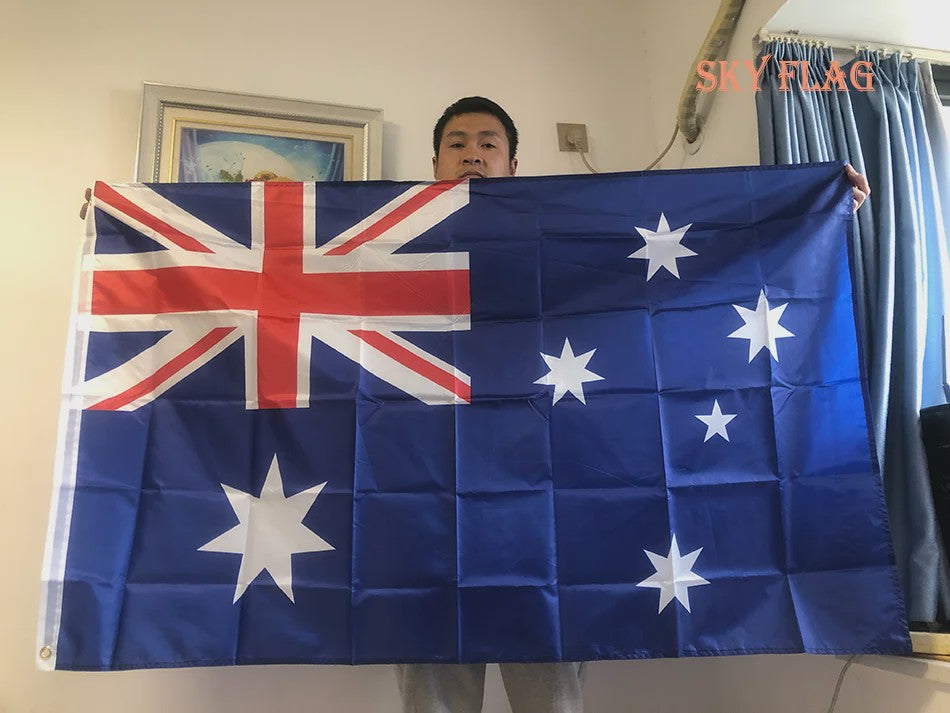 Australische Vlag 90x150cm - Polyester - Feestelijke Decoratie