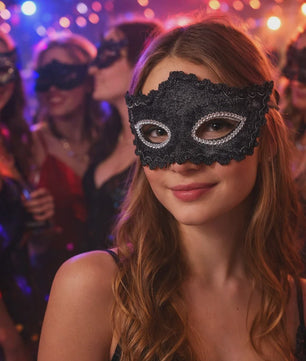 Luxe Venetiaans Masker - Half Gezicht Feest & Festival Accessoire