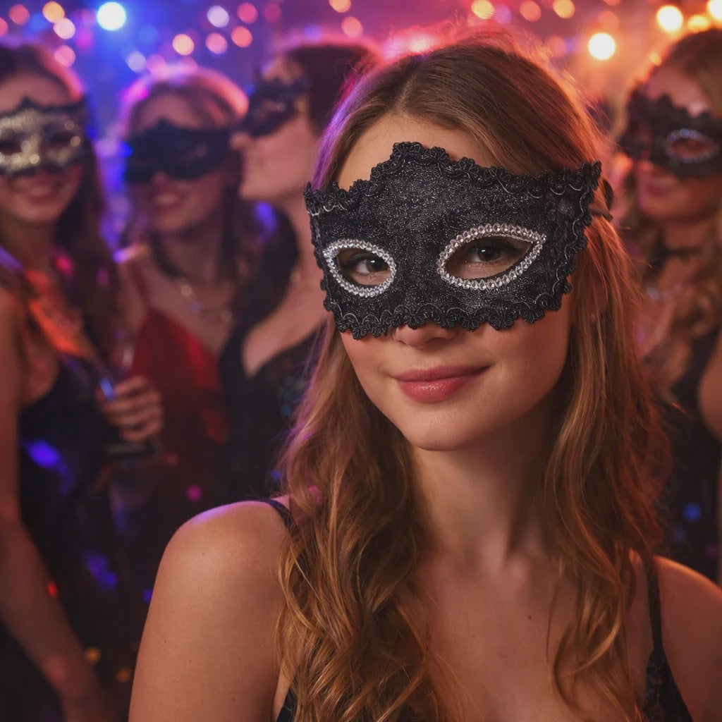 Luxe Venetiaans Masker - Half Gezicht Feest & Festival Accessoire