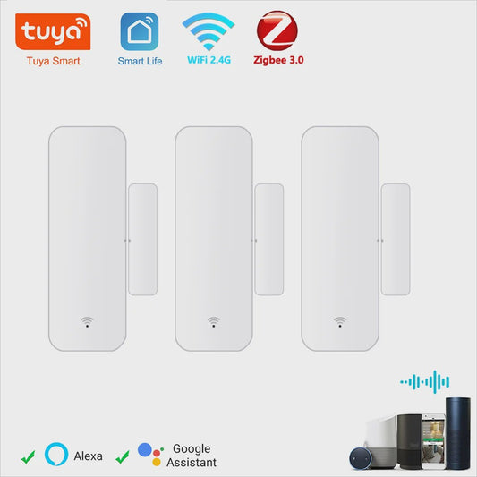 Slimme Deur Sensor - WiFi & Zigbee Contactmelder voor Smart Home Alarm