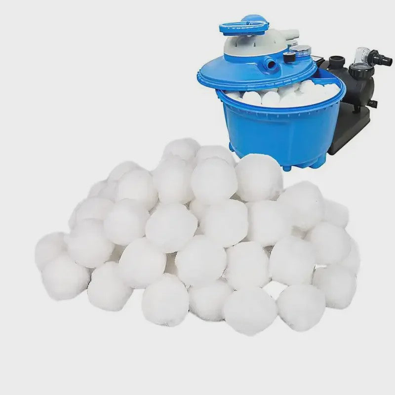 Filterballen 200g-1300g voor Zwembad, Spa & Aquarium - Efficiënte Waterzuivering