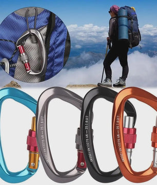 Professionele Aluminium Karabiner Haak - Veilig Klimmen & Outdoor