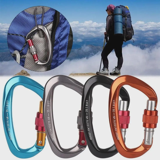 Professionele Aluminium Karabiner Haak - Veilig Klimmen & Outdoor