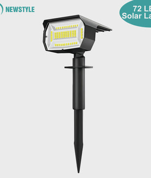 Solar Tuinspots LED (72/68) - IP65 Waterdicht, 3 Modi, Buitenverlichting