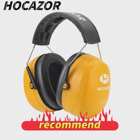 HOCAZOR Gehoorbescherming Oorkappen - NRR 28dB