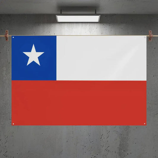 Chileense Vlag Wandkleed - HD Print, Decoratie voor Kamer, Feest, Buiten