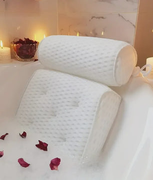 Luxe Badkussen met Zuignappen voor Nek- en Rugondersteuning - Ultiem Ontspanning in Bad
