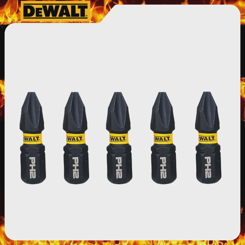 DEWALT PH2 Impact Bits Set - 25mm Schroefbits voor Elektrische Schroefmachines en Boormachines
