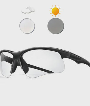 Photochrome Fietsbril - UV-bescherming & Winddicht voor Mannen & Vrouwen | Sport & Outdoor