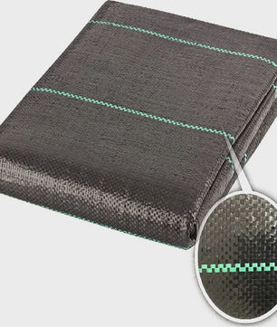 Zware Onkruiddoek Bodembedekker Zwart PP - UV Bestendig voor Tuin & Gazon