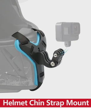 Motorhelm Kinband Mount voor Actiecamera's - GoPro, DJI, Insta360 & Meer